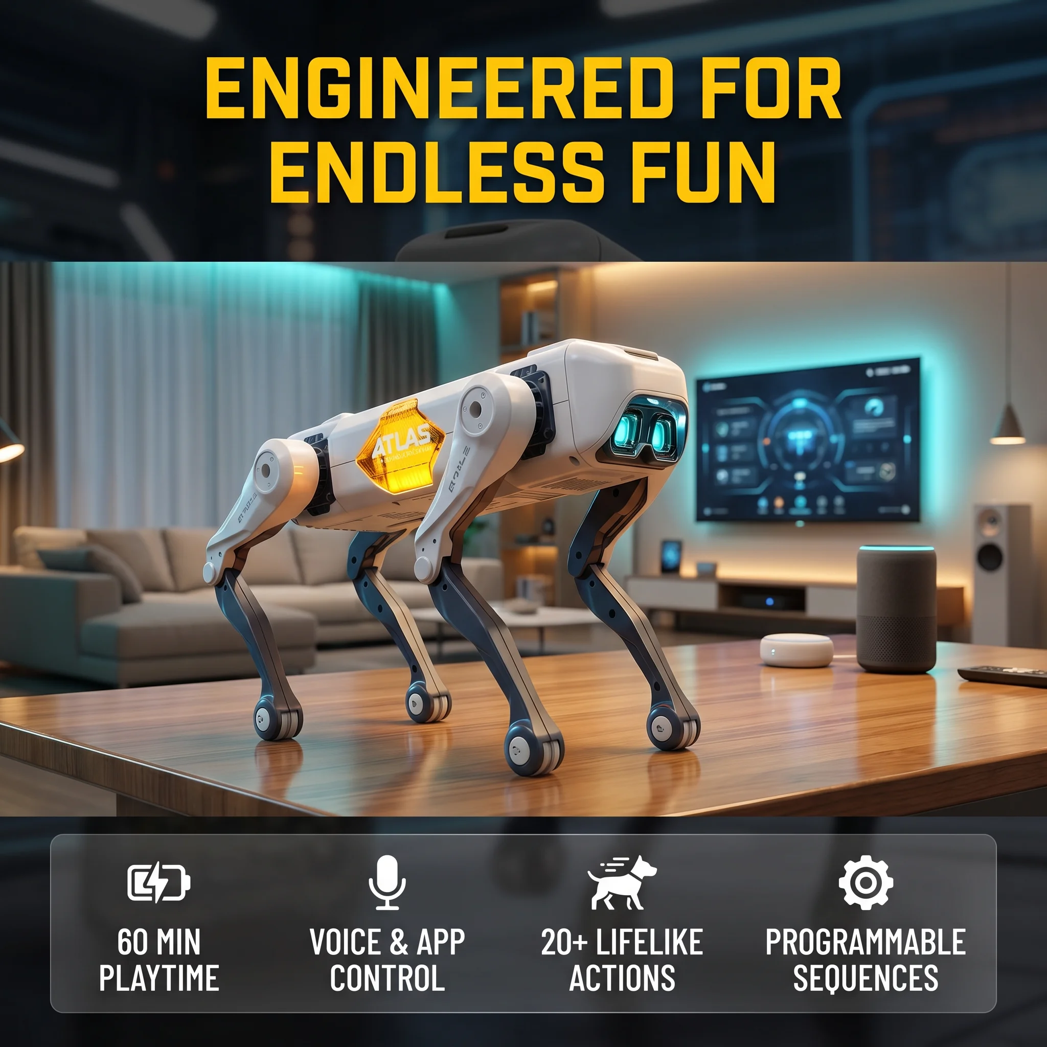 AI Smart Robot Dog, Voice & AP - Drone Kit With Camera 评论和价格